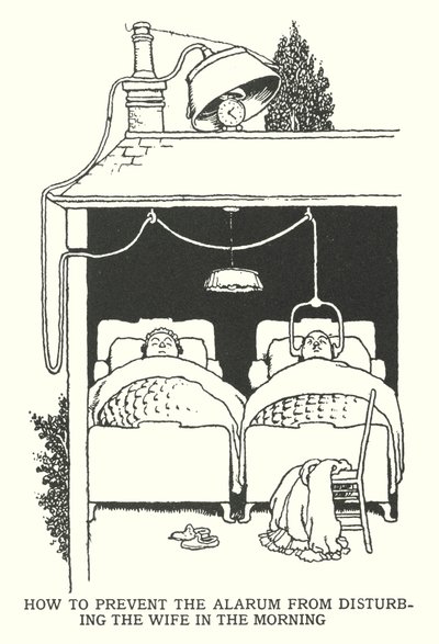 如何防止Alarum在早晨打扰妻子（litho）。 作者 威廉·希思·罗宾逊