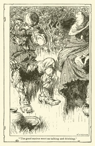 唐吉诃德的插图（石版画） 作者 威廉·希思·罗宾逊