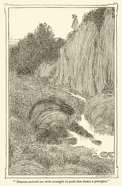 唐吉诃德的插图（石版画） 作者 威廉·希思·罗宾逊