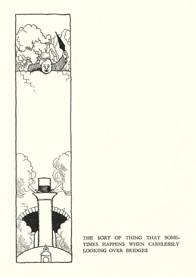 Illustration for Railway Ribaldry by W Heath Robinson (litho) 作者 威廉·希思·罗宾逊