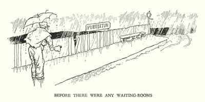 W Heath Robinson 为铁路 Ribaldry 绘制的插图（石版画） 作者 威廉·希思·罗宾逊