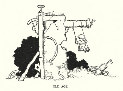 W Heath Robinson 为铁路 Ribaldry 绘制的插图（石版画） 作者 威廉·希思·罗宾逊