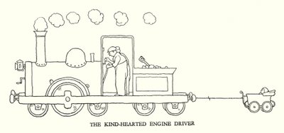Illustration for Railway Ribaldry by W Heath Robinson (litho) 作者 威廉·希思·罗宾逊