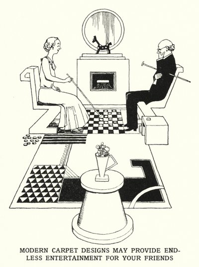 Modern Carpet Designs May Provide Endless Entertainment for Your Friends (litho) 作者 威廉·希思·罗宾逊