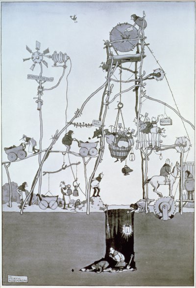Pit Head，c.1930 作者 威廉·希思·罗宾逊
