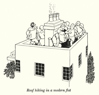 Roof hiking in a modern flat (litho) 作者 威廉·希思·罗宾逊