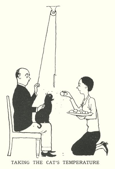为猫咪量体温(石膏版) 作者 威廉·希思·罗宾逊