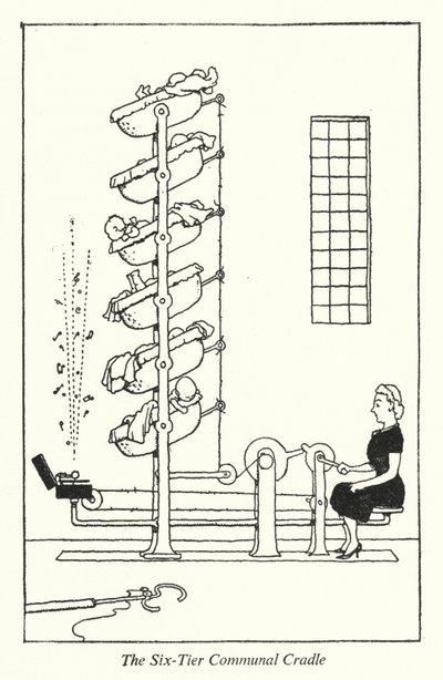 The Six-Tier Communal Cradle (litho) 作者 威廉·希思·罗宾逊