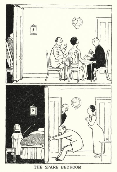 The Spare Bedroom (litho) 作者 威廉·希思·罗宾逊