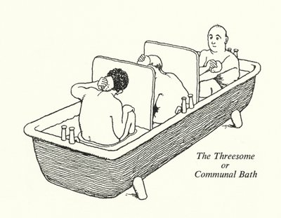 The Threesome or Communal Bath (litho) 作者 威廉·希思·罗宾逊