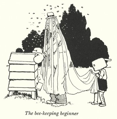 The bee-keeping beginner (litho) 作者 威廉·希思·罗宾逊