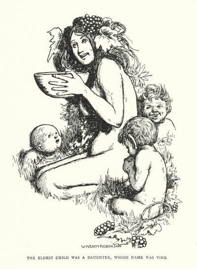 最大的孩子是一个女儿，她的名字叫维恩（litho）。 作者 威廉·希思·罗宾逊