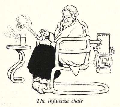 The influenza chair (litho) 作者 威廉·希思·罗宾逊