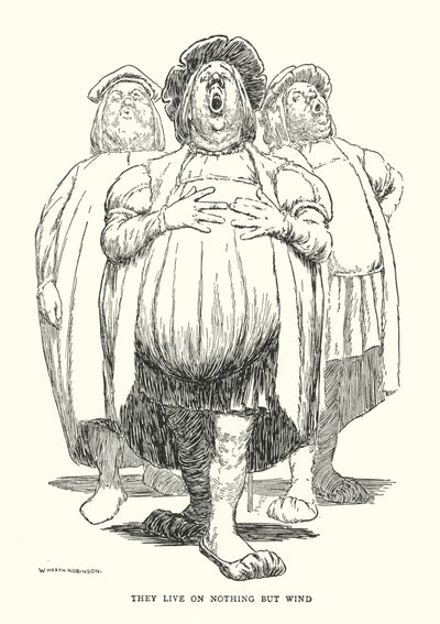 他们只靠风生活（石版画） 作者 威廉·希思·罗宾逊