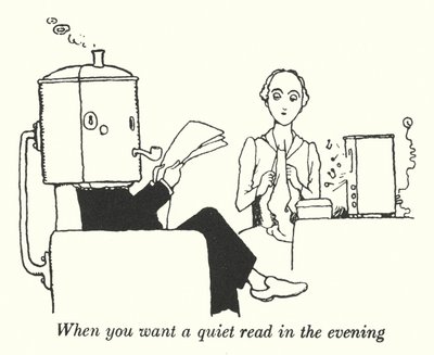 When you want a quiet read in the evening (litho) 作者 威廉·希思·罗宾逊