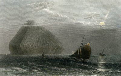 Ailsa Craig，由JT Willmore雕刻（手工雕刻） 作者 威廉·亨利·巴特利特