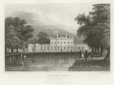 Boreham House，Sir J Tyrrell，Essex 作者 威廉·亨利·巴特利特