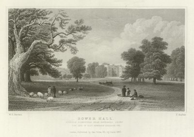 Bower Hall，Steeple Bumpstead，靠近Haverhill，Essex，Elly Anderson Stephens的座位，Esquire 作者 威廉·亨利·巴特利特