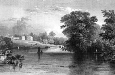 Braxted Lodge，靠近埃塞克斯郡的Witham，由Henry Wallis雕刻，1832年 作者 威廉·亨利·巴特利特