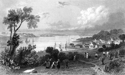 Manningtree，Essex，由Charles Mottram雕刻，1832年 作者 威廉·亨利·巴特利特