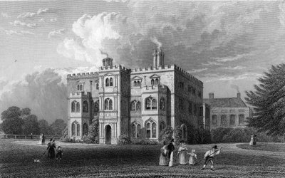 Marks Hall，Coggeshall，Essex，由John Carr Armytage雕刻，1833年 作者 威廉·亨利·巴特利特