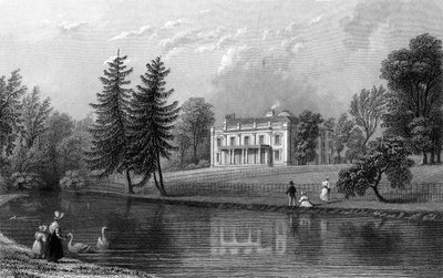 Moor Hall，Near Harlow，Essex，由John Rogers雕刻，1833年 作者 威廉·亨利·巴特利特