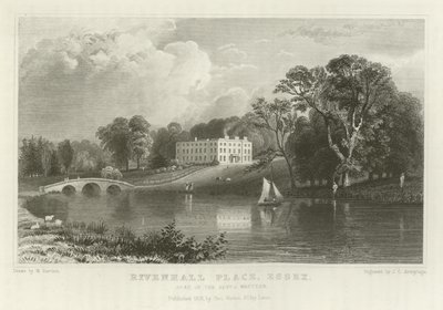 Rivenhall Place，Essex，牧师J Western的所在地 作者 威廉·亨利·巴特利特