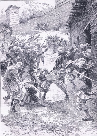 哈雷中尉领导了奇特拉尔堡（Fort Chitral），从1900年代英国的卡塞尔斯历史（Cassells History of England）开始 作者 威廉·亨利·查尔斯·格鲁姆