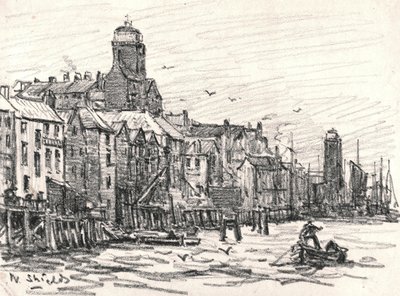 North Shields（纸上的木炭） 作者 威廉·亨利·查尔顿