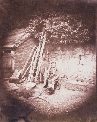 拐杖的男人，1844年 作者 威廉·亨利·福克斯·塔尔伯特