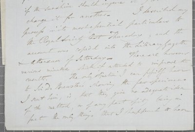 1839年威廉亨利福克斯塔尔博特签署的信给詹姆斯大卫福布斯 作者 William Henry Fox Talbot