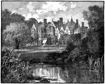诺福克郡桑德灵厄姆大厦（Sandringham House），1900年。 作者 威廉·亨利·詹姆斯船