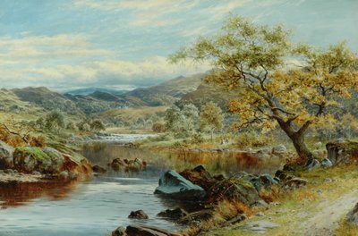 Lledr Valley，Capel Curig 作者 威廉·亨利·曼德