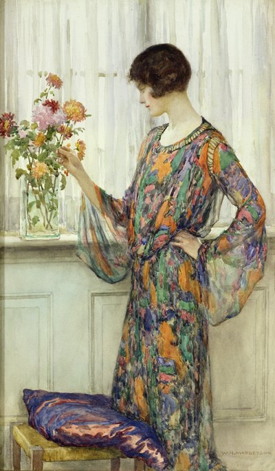 安排鲜花 作者 William Henry Margetson