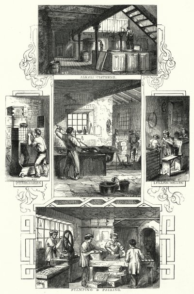 Manufacture of Soap (engraving) 作者 威廉·亨利·派克