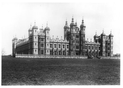 唐纳森医院，建于1833年至51年（bw照片） 作者 威廉·亨利·Playfair
