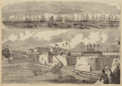 瑟堡的草图 作者 William Henry Prior