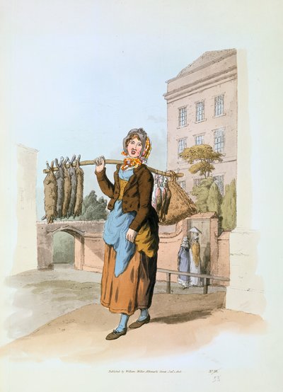 兔子卖家，1808年 作者 威廉·亨利·佩恩