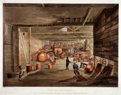 伦敦Shoe Lane，约1806年 作者 约翰·克劳德·纳特斯