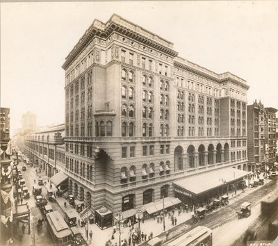 Market Street于1912年12月（照片打印） 作者 威廉·赫尔曼·劳