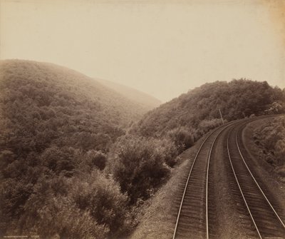 约 1895 年的 Musconetcong 弯道（照片1895 年（照片） 作者 威廉·赫尔曼·劳