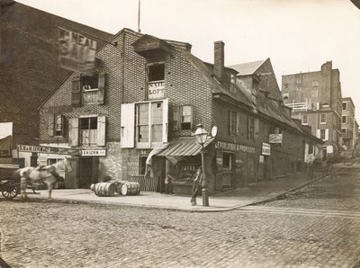 种族街码头，赛马街的特拉华大道，1867年 作者 威廉·赫尔曼·劳