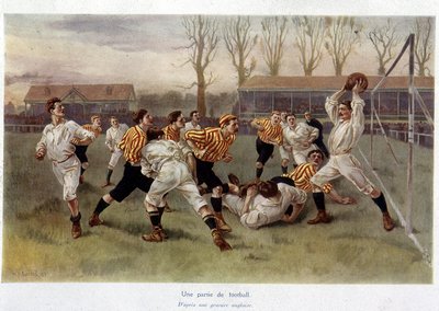 A football game - from an English engraving 作者 威廉·海沙姆·奥弗兰德