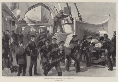 澳大利亚HMS行动演习 作者 William Heysham Overend