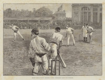 在Lord&39;s，Middlesex v Notts，Shrewsbury的板球比赛被菲利普斯抓住了 作者 威廉·海沙姆·奥弗兰德