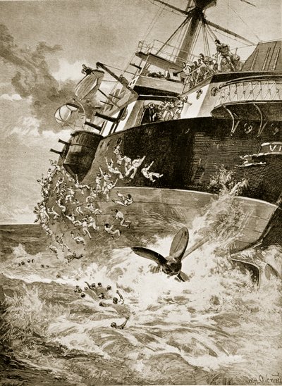 HMS维多利亚倾覆，1893年6月22日 作者 威廉·海沙姆·奥弗兰德