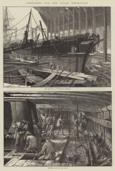 为极地探险做准备 作者 William Heysham Overend