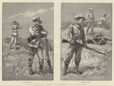 澳大利亚殖民步枪志愿者 作者 William Heysham Overend