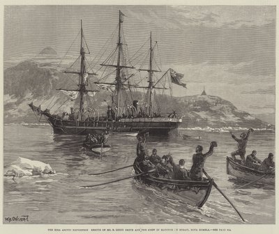 Eira Arctic Expedition，救援B Leigh Smith先生和Matotchkin海峡船员，Nova Zembla 作者 威廉·海沙姆·奥弗兰德