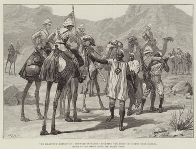 喀土穆远征队，装备步兵在Gakdul附近捕获第一批囚犯 作者 William Heysham Overend